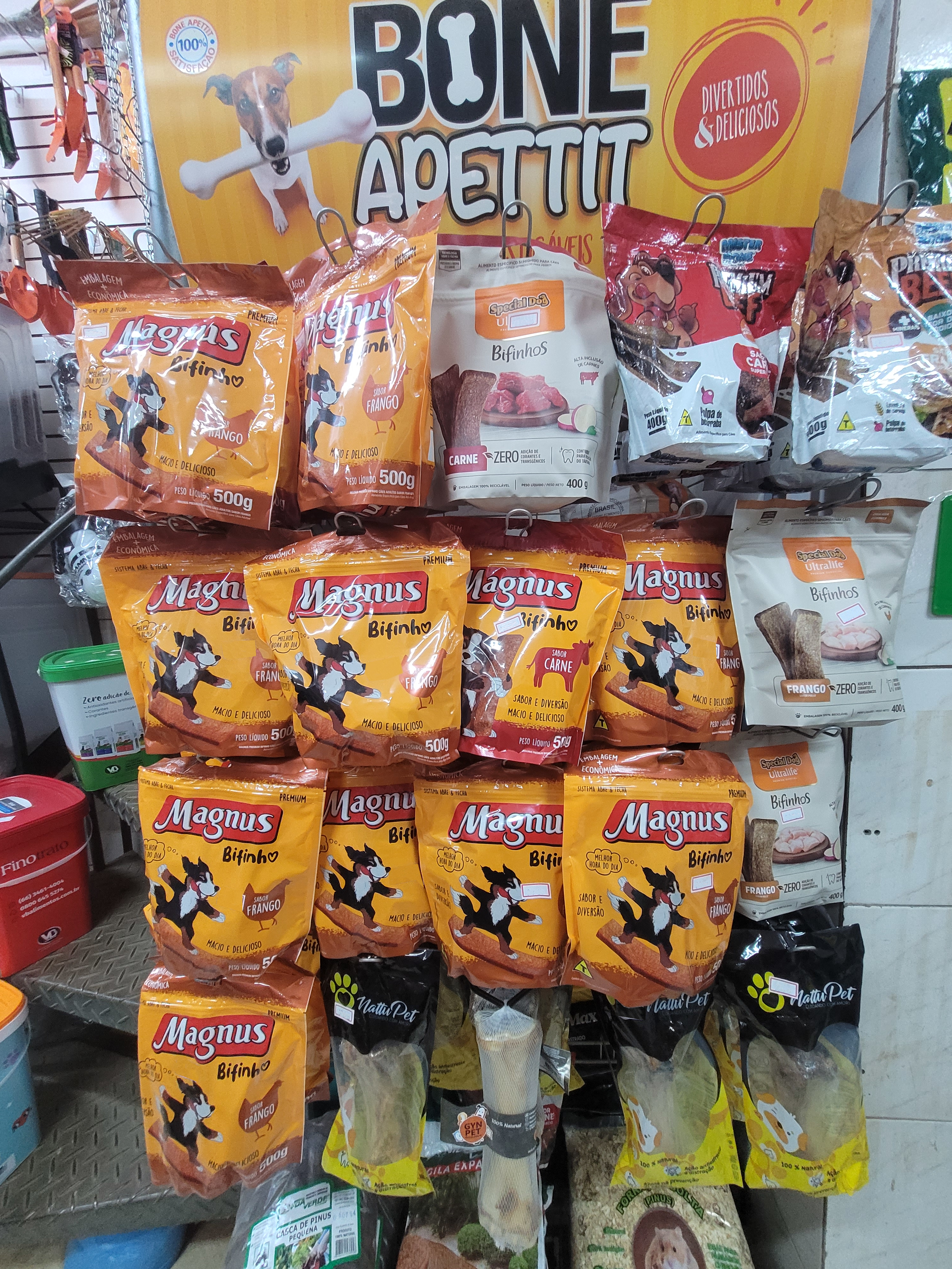 Petiscos para Cães | Bifinhos e Ossos na Agropecuária Boa Sorte em Valparaíso