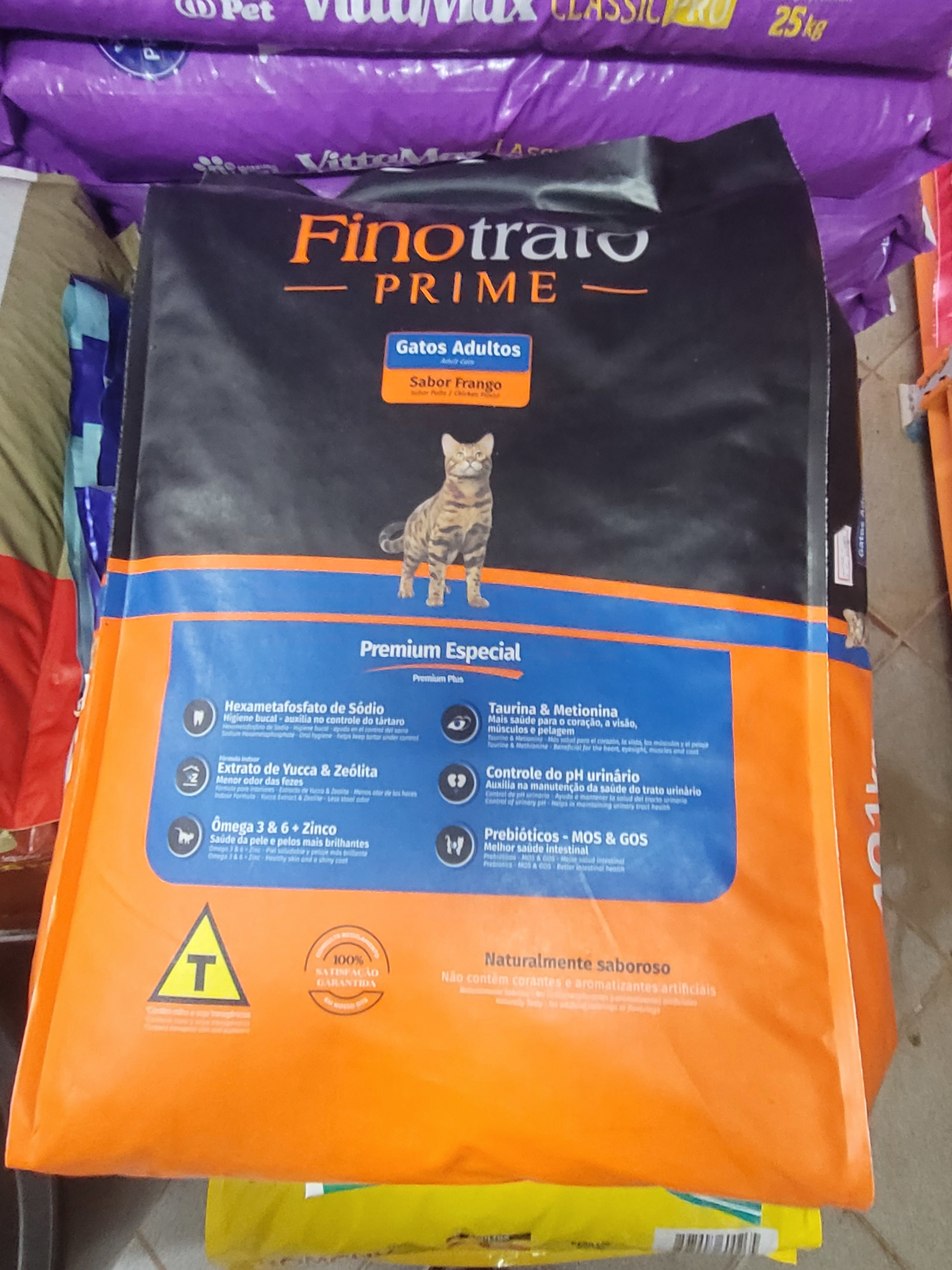 Agropecuária Boa Sorte | Ração Finotrato Prime para Gatos Adultos em Valparaíso

